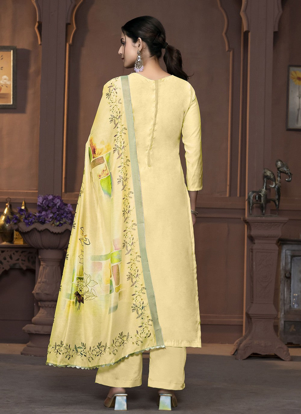 Modal Palazzo Suit - T3477