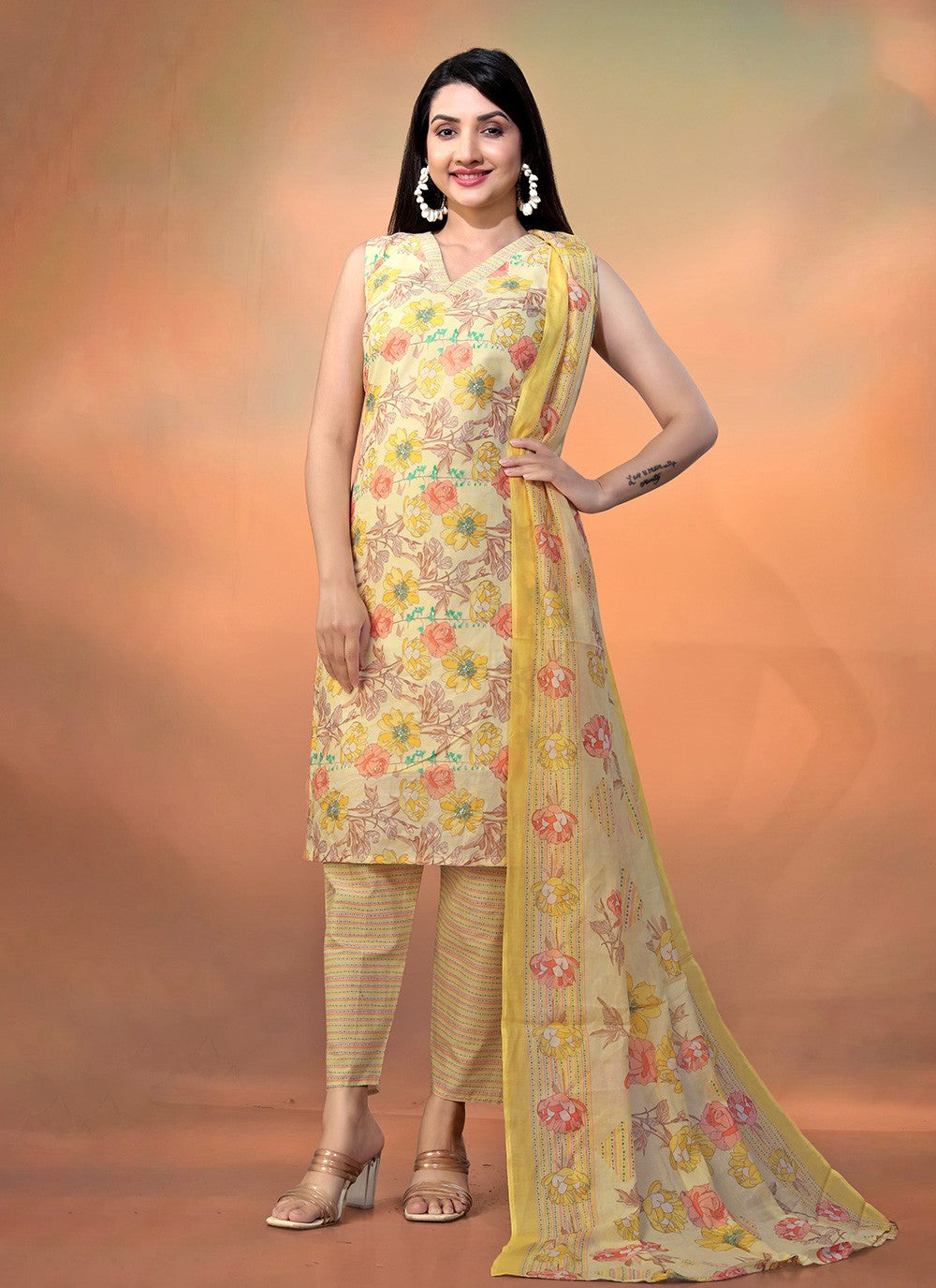 Cotton Salwar Suit - T3605