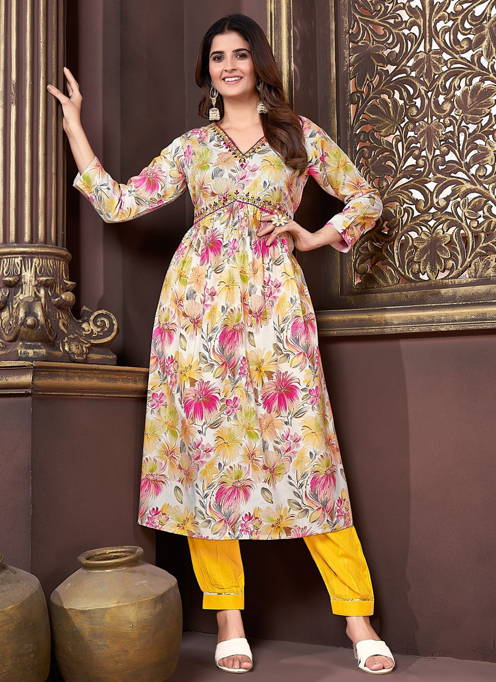 Rayon Salwar Suit - T2359