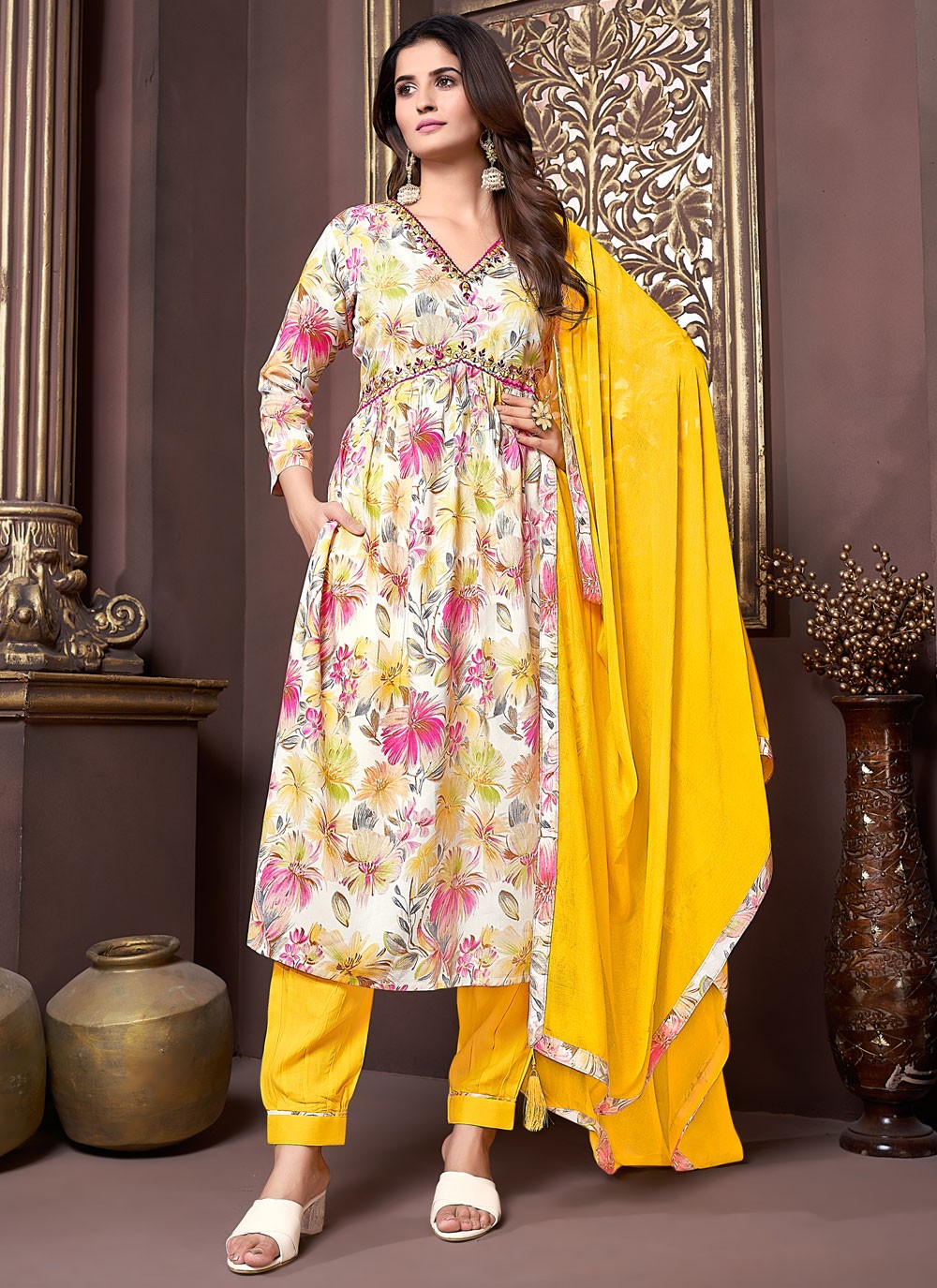 Rayon Salwar Suit - T2359