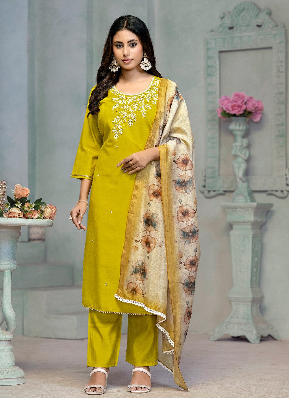 Cotton , Rayon Salwar Suit - T3074