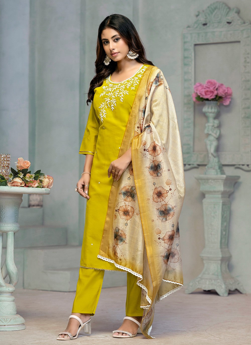 Cotton , Rayon Salwar Suit - T3074