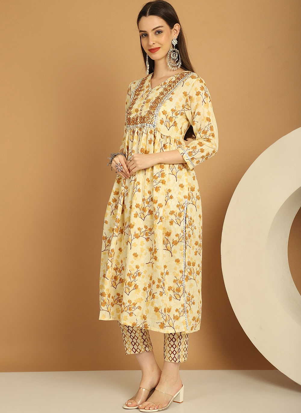 Chanderi Salwar Suit - T1781