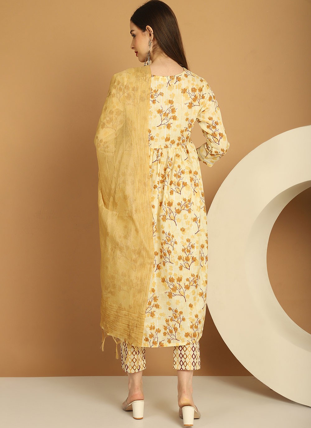 Chanderi Salwar Suit - T1781