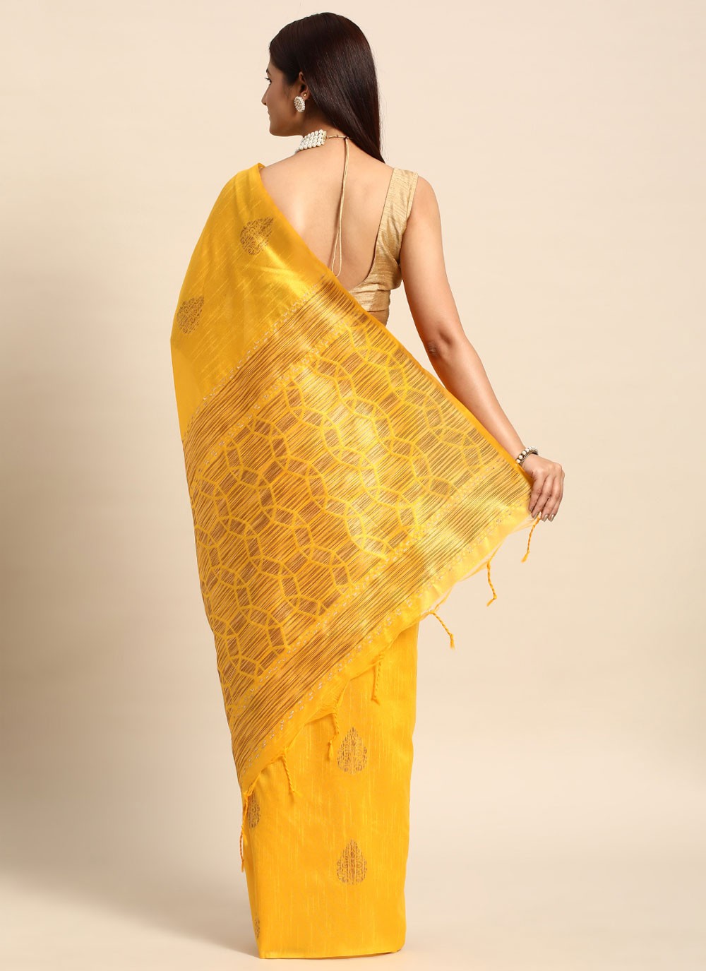 Woven Handloom Silk Saree - S11871