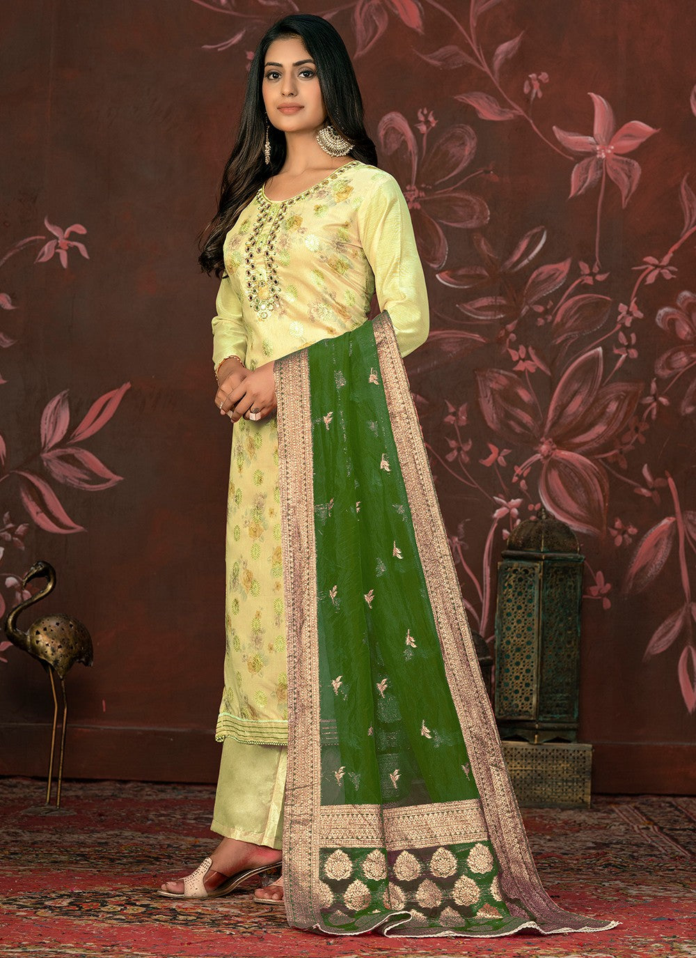 Organza Salwar Suit - T2018