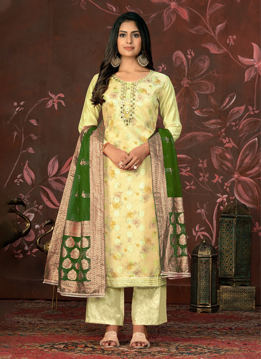 Organza Salwar Suit - T2018