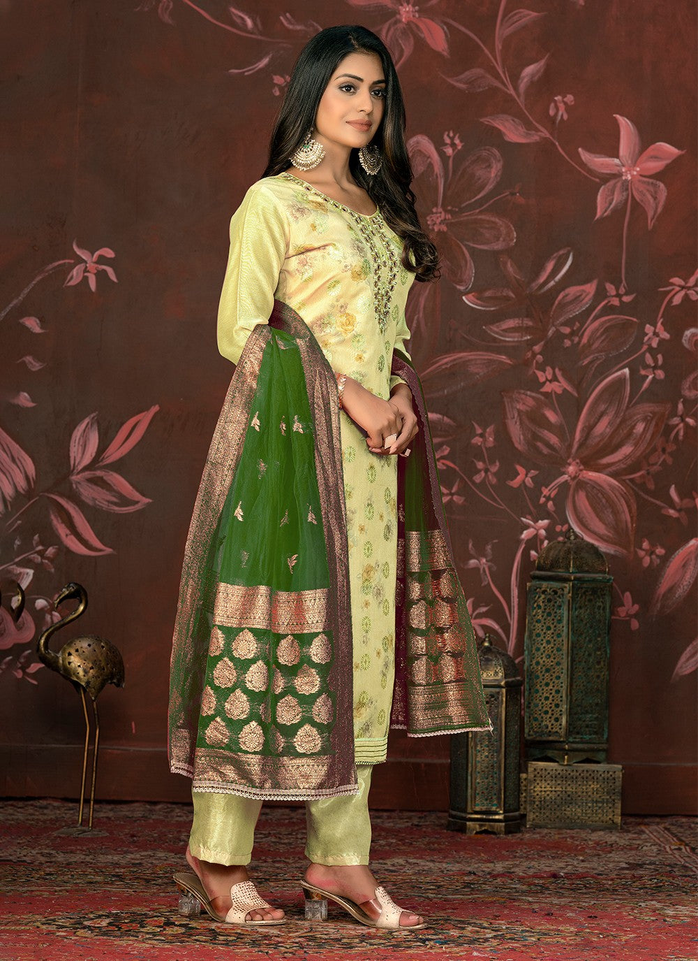 Organza Salwar Suit - T2018