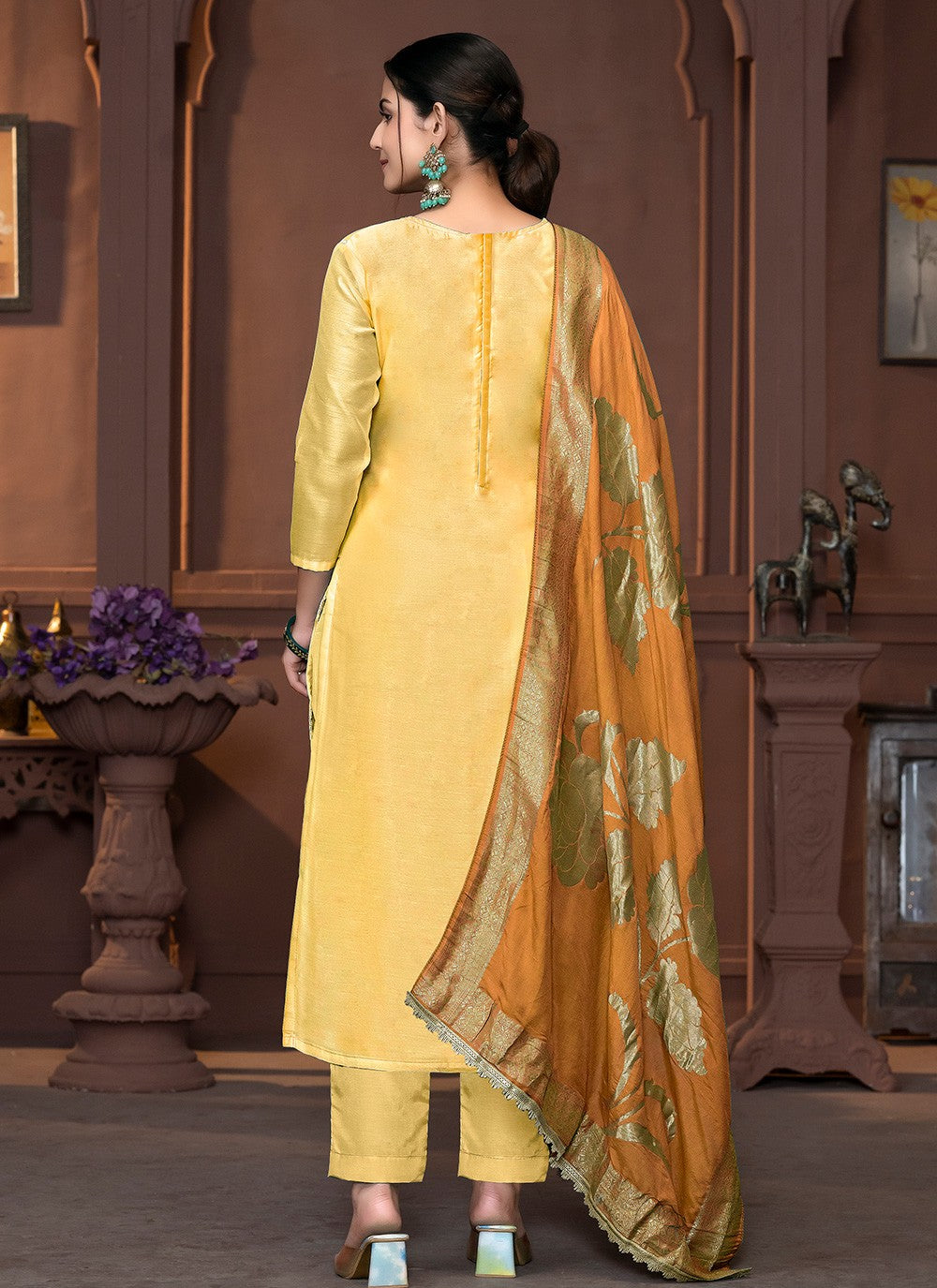 Modal Pant Style Suit - T3457