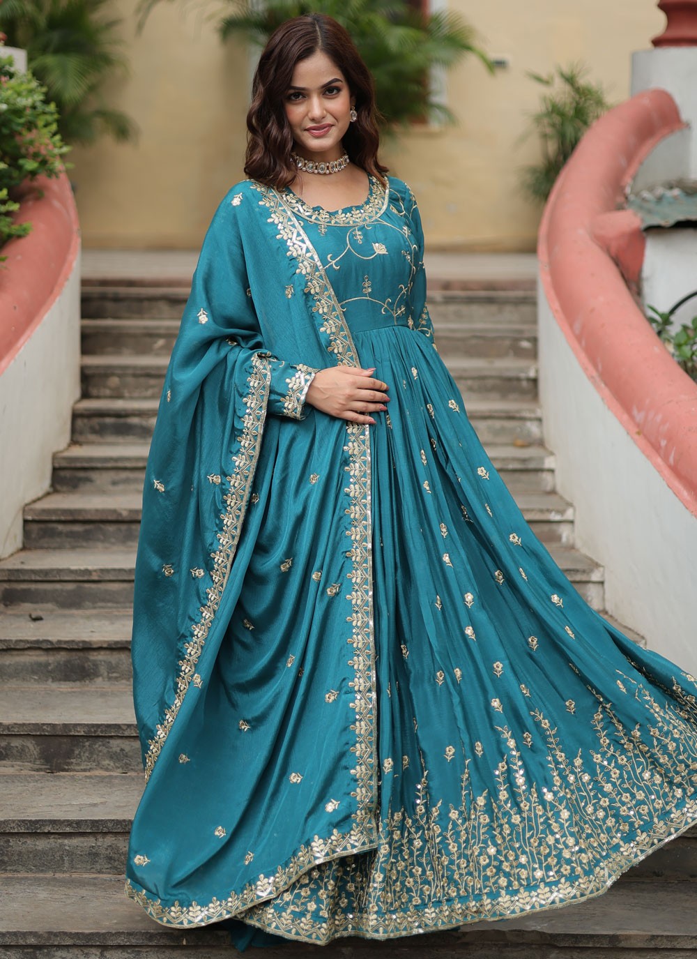 Chinon Salwar Suit - T3928