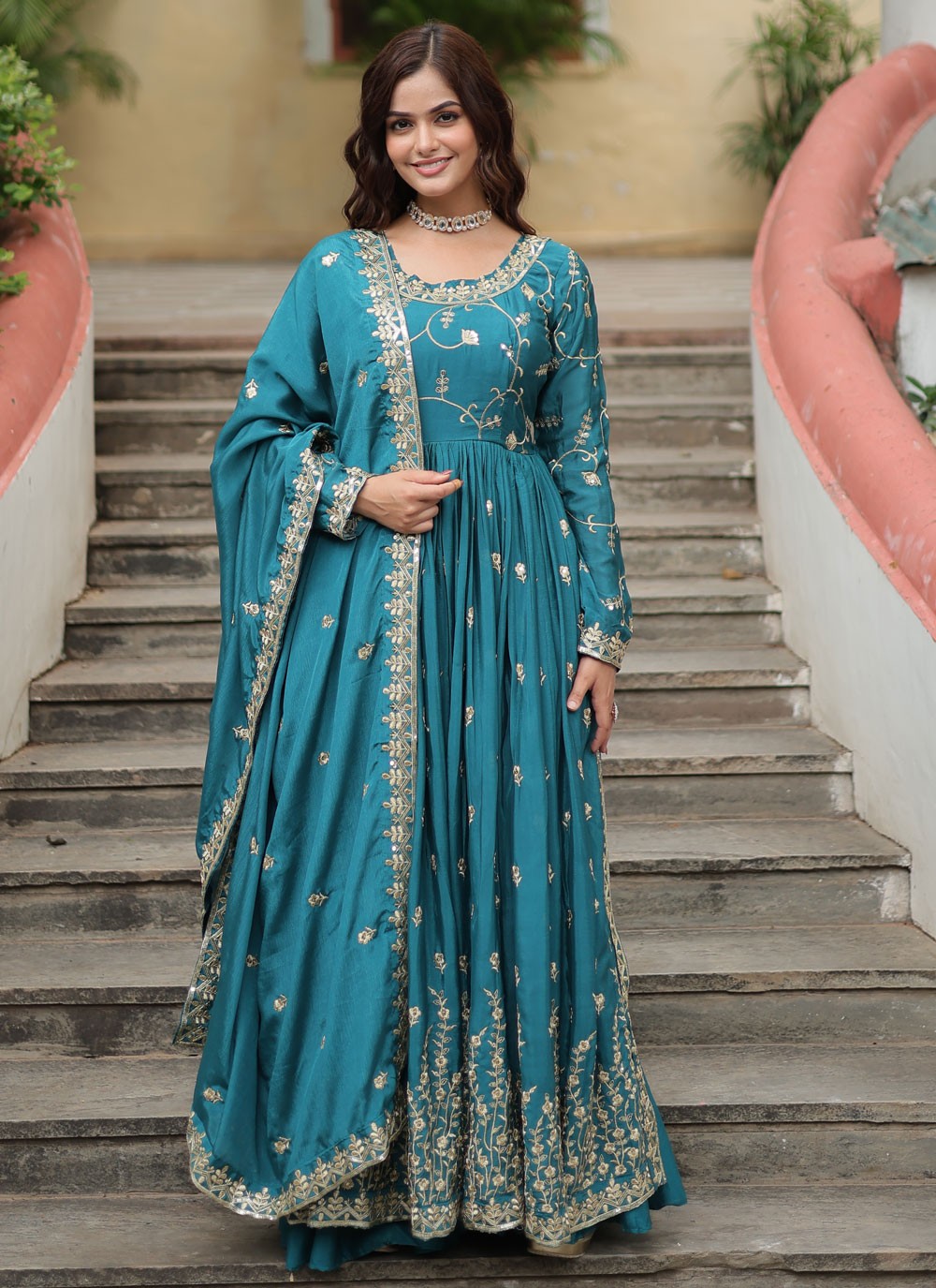 Chinon Salwar Suit - T3928