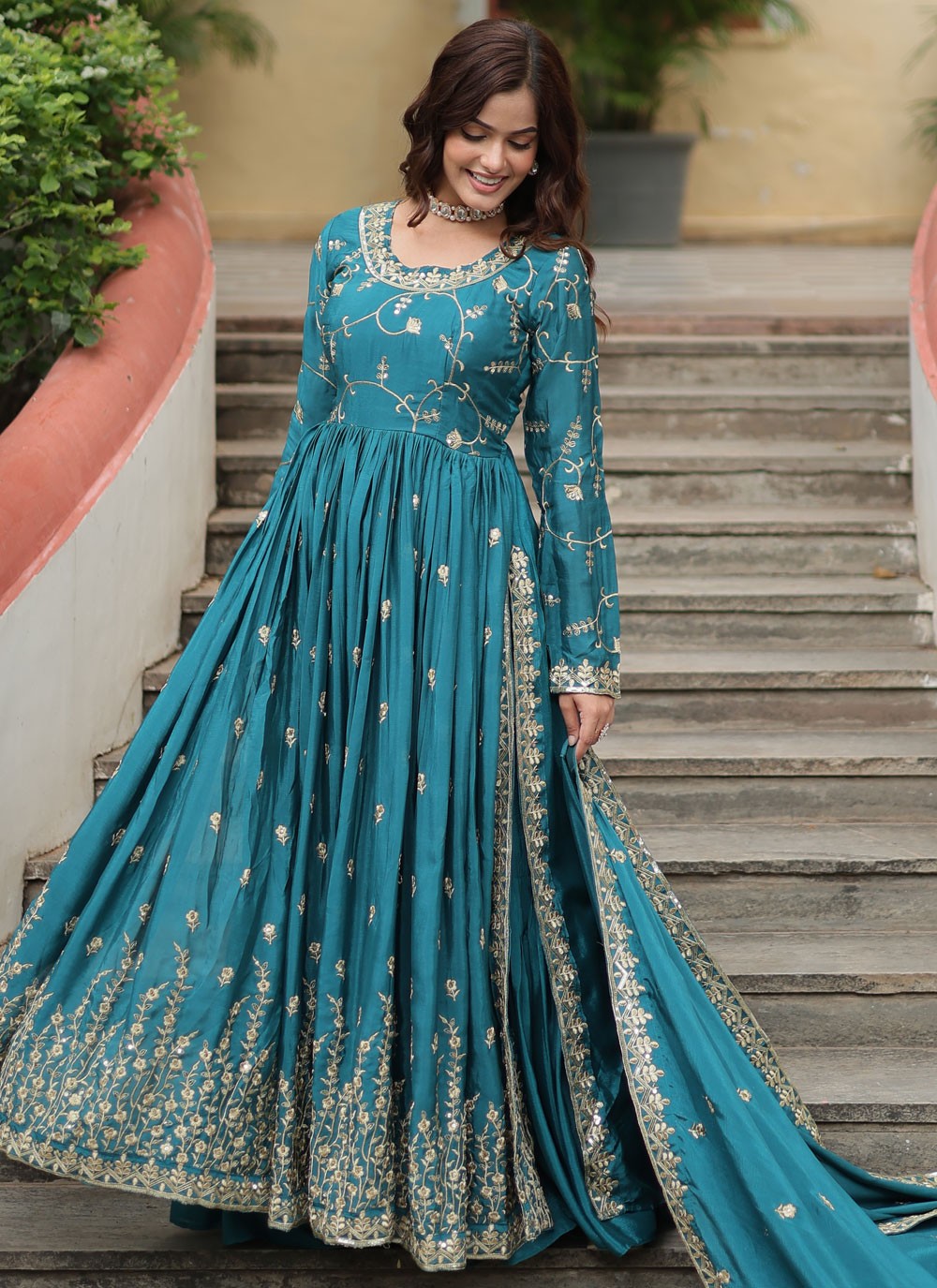 Chinon Salwar Suit - T3928