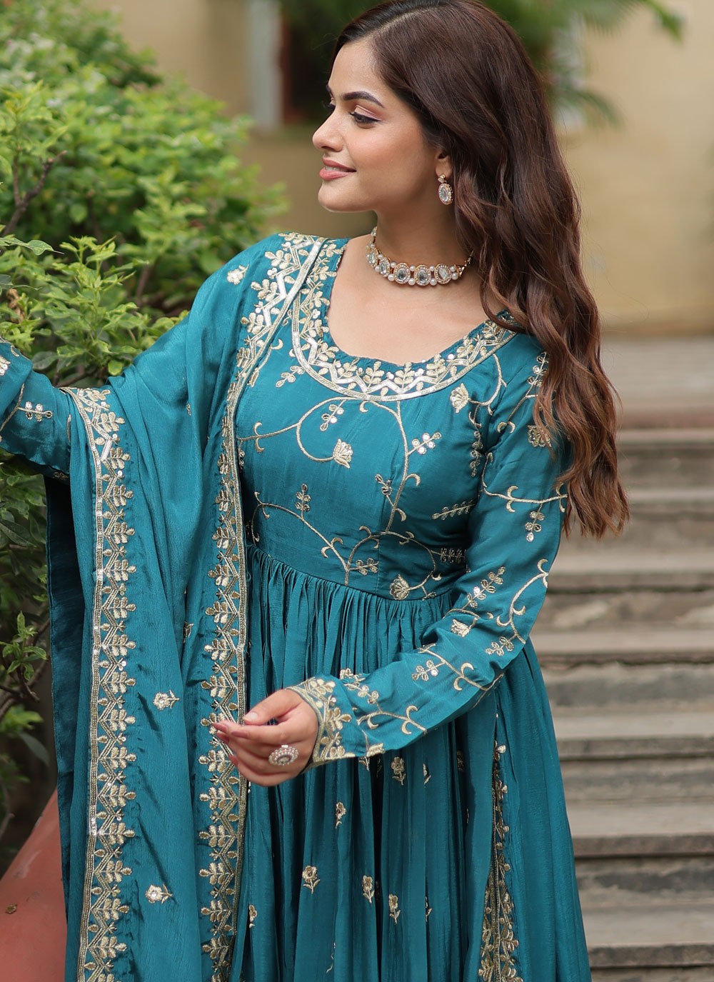 Chinon Salwar Suit - T3928