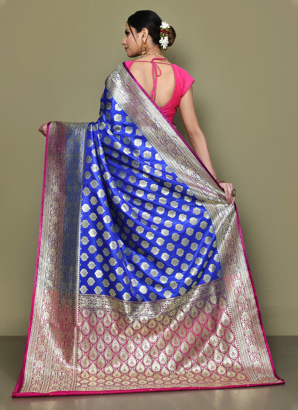 Classic Embroidered Georgette Saree - S3574