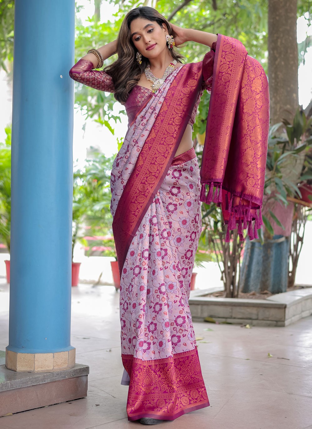 Woven, Zari Banarasi Silk Saree - S12280