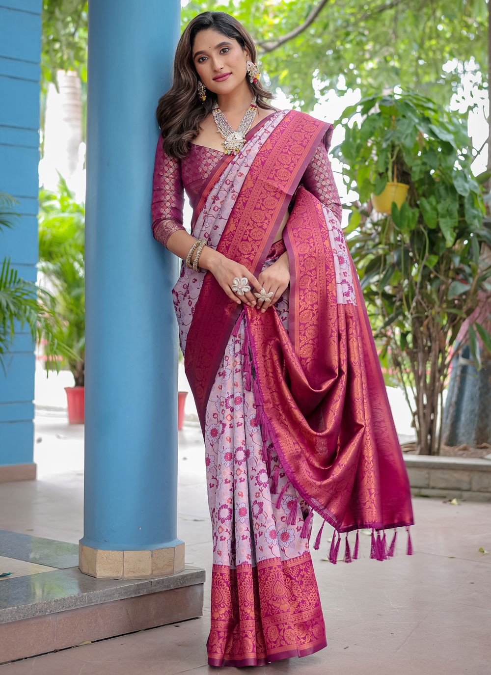 Woven, Zari Banarasi Silk Saree - S12280