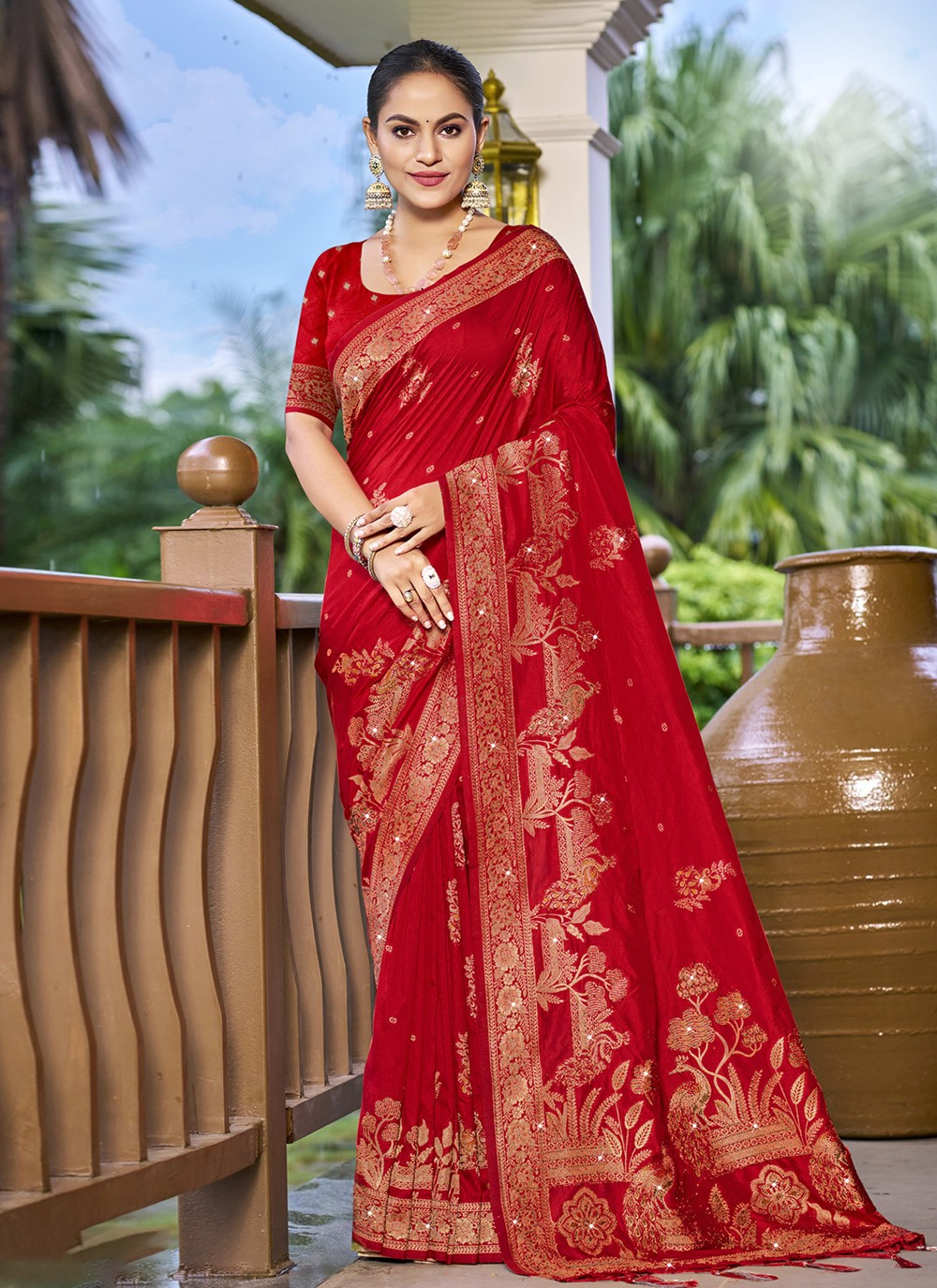 Trendy Zari Silk Saree - S9926