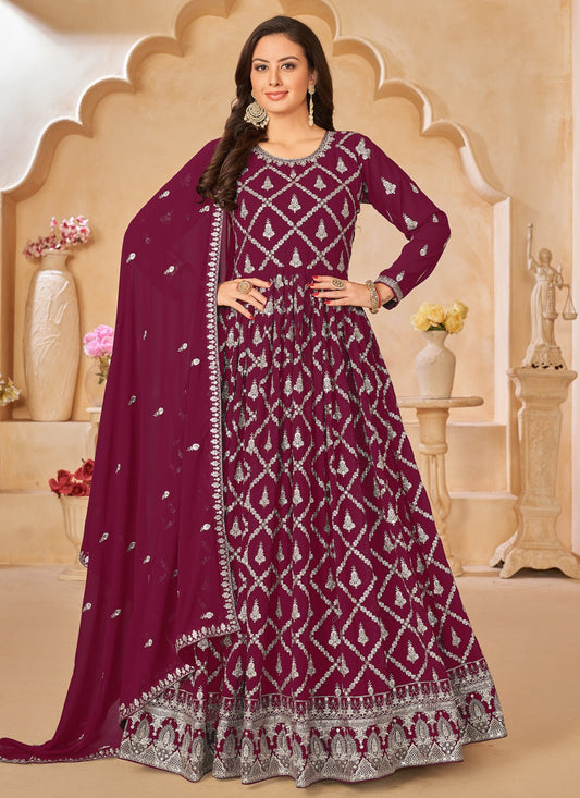 Faux Georgette Salwar Suit - T1532